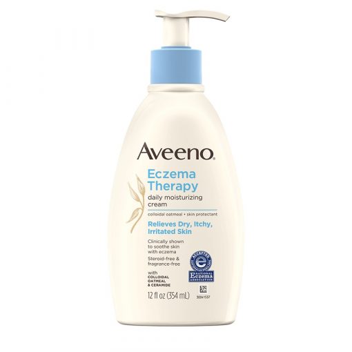 美國 Aveeno 濕疹日常保濕霜 含膠體燕麥和神經酰胺 354ml
