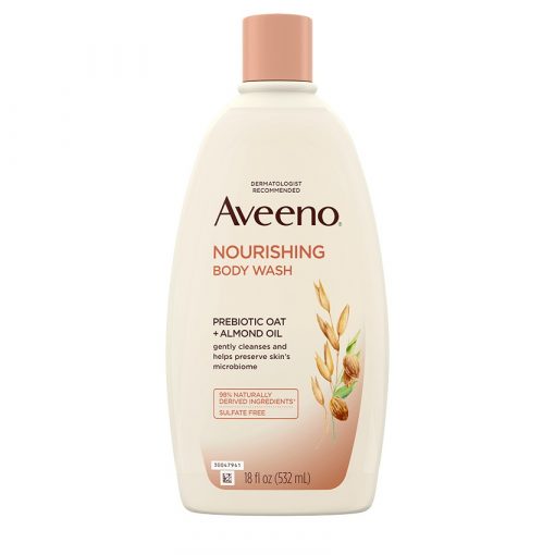 美國 Aveeno 滋養沐浴露 益生元燕麥+杏仁油 532ml