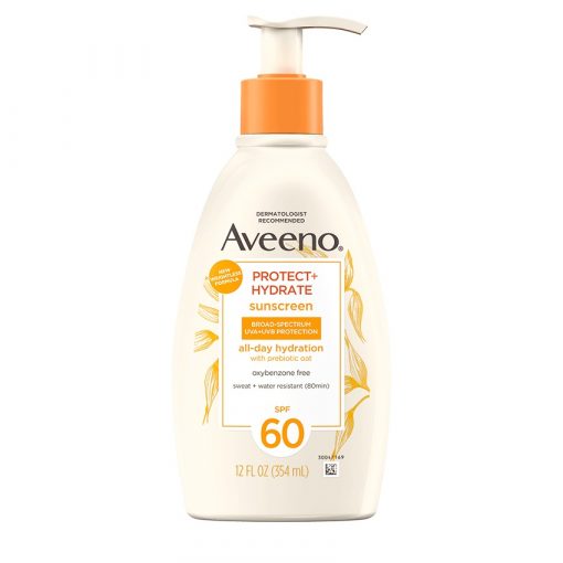 美國 Aveeno 保護+保濕 SPF60 身體防曬霜