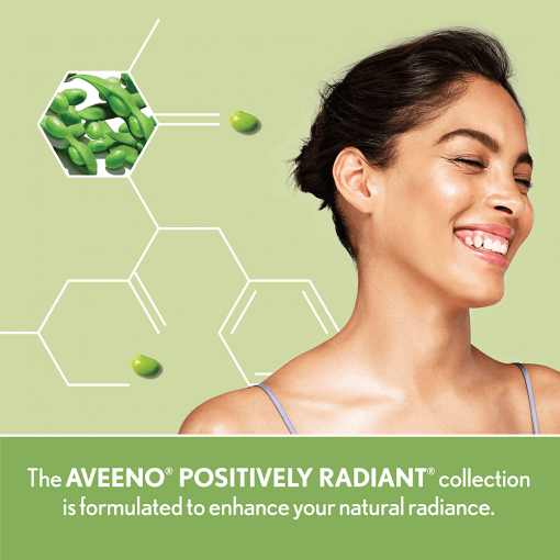 美國 Aveeno Positively Radiant® 煥發去角質沐浴露 532ml - Image 2