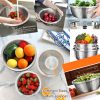 [訂]美國 Chef & Cook 304不鏽鋼筲箕 (一套3個)