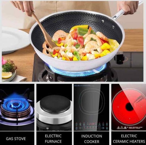 美國CHEF & COOK 七層蜂巢型316不銹鋼懸浮鍋連蓋 - Image 4