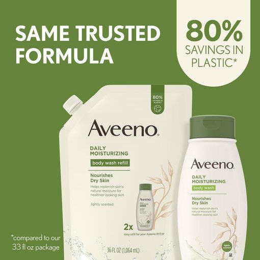 美國 Aveeno 每日保濕沐浴露補充裝 - Image 3