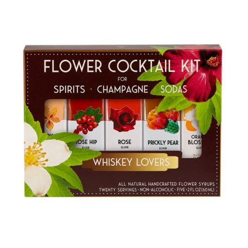 [訂]美國Floral Elixir手作鮮花糖漿(不含酒精) - 威士忌套裝