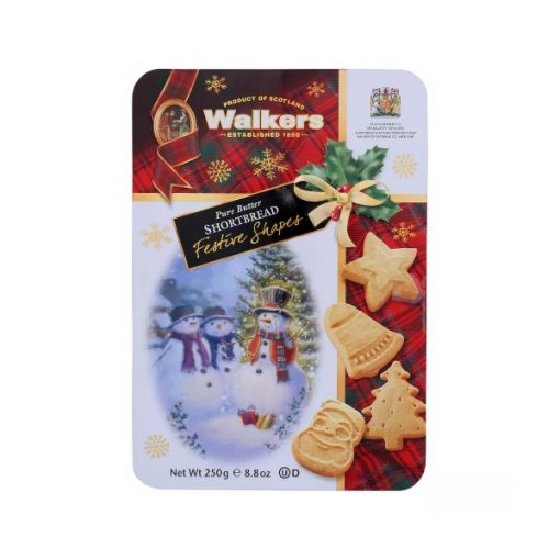 [季節限定]蘇格蘭 Walkers 聖誕造型牛油鬆餅罐