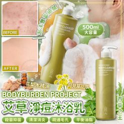 [現貨]韓國製造BBP艾草淨痘沐浴乳500ml