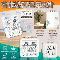 智能數顯溫濕度計