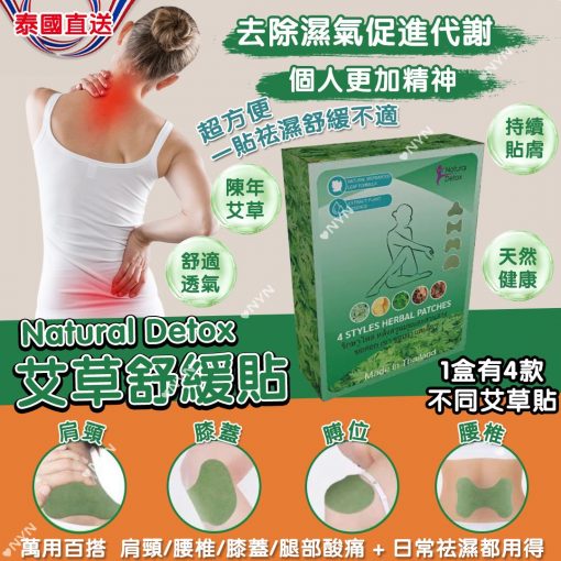 泰國 Natural Detox 艾草舒緩貼