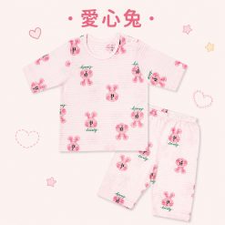韓國Mellisse 輕薄透氣7分袖兒童家居服 - Image 3