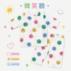韓國Mellisse 輕薄透氣7分袖兒童家居服 - Image 5